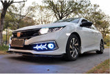 1Set 2019~2020Y Car Bumper Head Light For Honda Civic