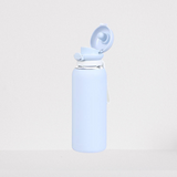 Glass Water Bottle with Lid 475ml