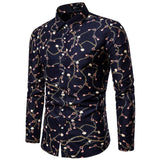 Men Long Sleeve Printed Shirt