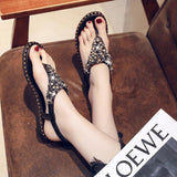 2019 summer New women beautiful casual bling crystal sandals w