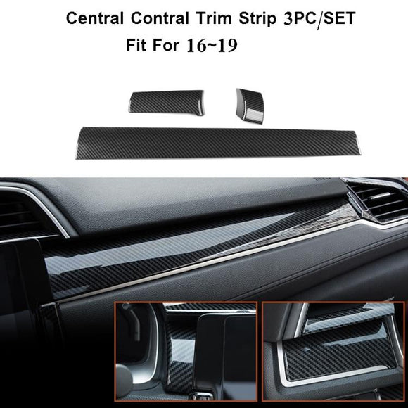 10gen Honda Civic 10pcs Carbon Fibre Dashboard trim
