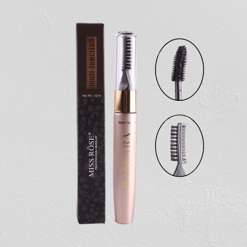 Miss Rose Mascara Makeup Double Head Black CurlingWaterproof E