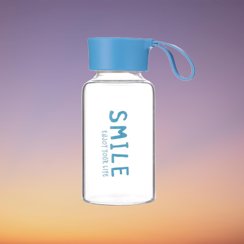 High Borosilicate Glass Water Bottle 260ml