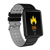 F3 Smart Watch Blood Pressure LED Touch Screen Waterproof Hear