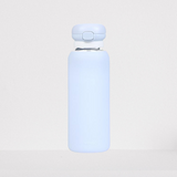 Glass Water Bottle with Lid 475ml