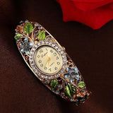 Bracelet Rhinestones Lady Bracelet Leaf Flower Bracelet