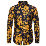 Shirt Men Clothing M-5XL Long Sleeve