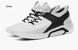Mens Shoes Casual Leather Black Sneakers