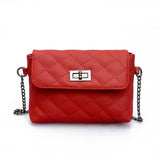 Fashion Women Chain Crossbody Messenger Bag PU Leather Shoulde