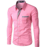 Long Sleeve Shirt Men Slim fit  Dress Shirt