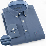 Oxford Casual Shirt Front Patch Chest Pocket