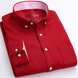 Oxford Casual Shirt Front Patch Chest Pocket