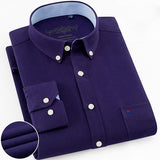 Oxford Casual Shirt Front Patch Chest Pocket