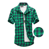 Red And Black Plaid Shirt Men Shirts 2020